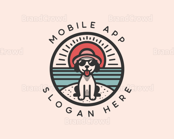 Beach Dog Pet Shop Logo