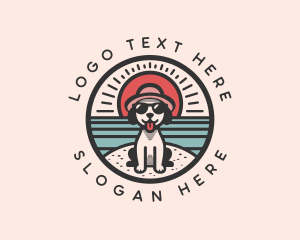 Veterinarian - Beach Dog Pet Shop logo design