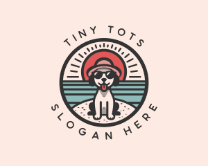 Kennel - Beach Dog Pet Shop logo design