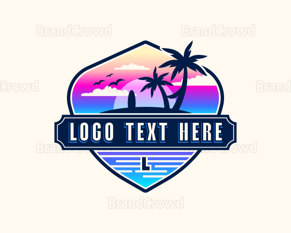 Beach Island Travel Logo