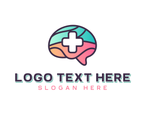 Psychology - Brain Therapy Psychiatry logo design
