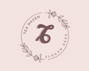 Floral Wreath Decor logo design