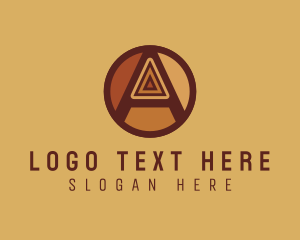 Font - Generic Retro Letter A Company logo design