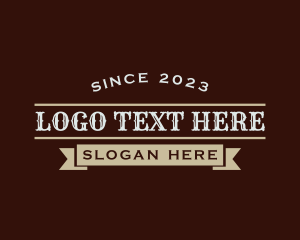 Stylish - Rustic Restaurant Business logo design