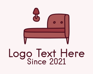 Home Decor - Chaise Lounge Furnishing logo design