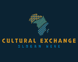 Culture - Tribal African Map logo design