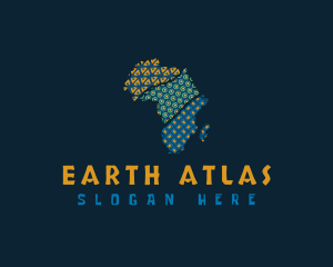 Geography - Tribal African Map logo design