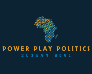 Politics - Tribal African Map logo design