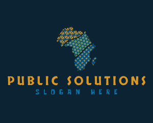 Government - Tribal African Map logo design