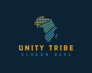 Tribe - Tribal African Map logo design