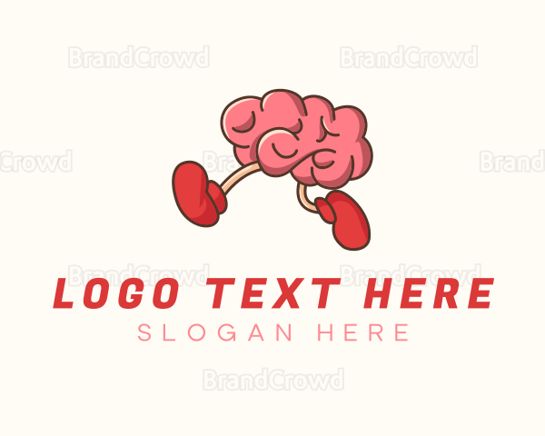 Fast Running Brain Logo