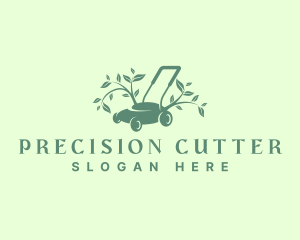 Eco Landscaping Lawn Mower logo design