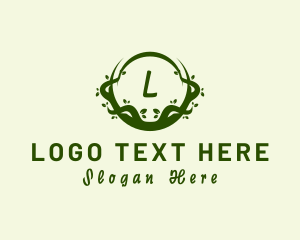 Letter - Organic Vines Natural Agriculture logo design