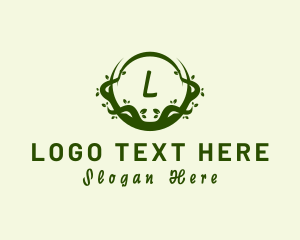 Farmers Market - Organic Vines Natural Agriculture logo design