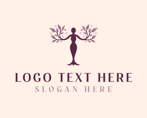 Meditation - Organic Beauty Spa logo design