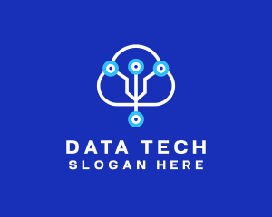 Database - Cloud Circuit Technology logo design