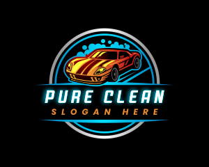 Automobile Cleaning Garage logo design