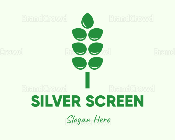 Green Agricultural Crops Logo