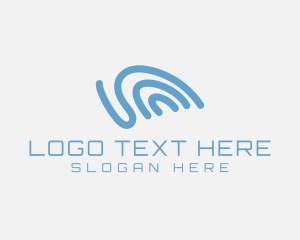 Information Technology - Media Technology Letter N logo design