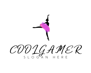 Girl - Ballerina Woman Performer logo design