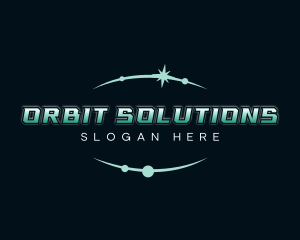 Space Galaxy Orbit logo design