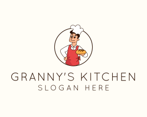 Bread Maker Chef logo design