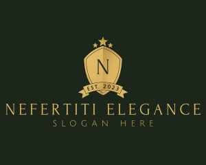 Elegant Shield Star logo design