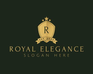 Elegant Shield Star logo design