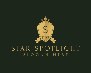 Elegant Shield Star logo design