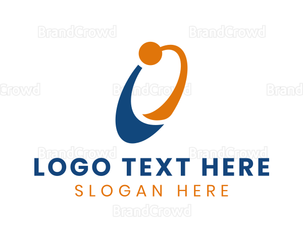 Startup Business Orbit Letter I Logo