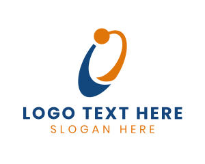 Information - Startup Business Orbit Letter I logo design