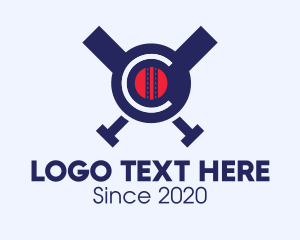 Baseball Team - Baseball Team Crest Letter C logo design