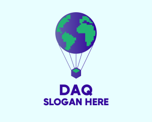 Bpo Industry - Globe Air Balloon logo design