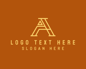 Letter A - Company Studio Letter A logo design