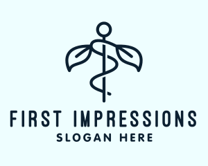 Medical Leaf Hospital logo design