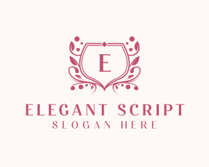 Floral Feminine Boutique logo design