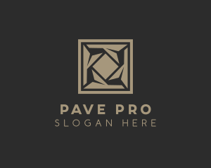 Pattern Floor Tiling logo design