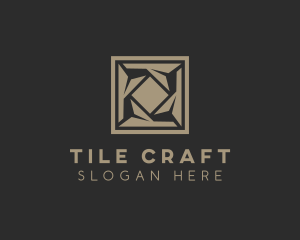 Pattern Floor Tiling logo design