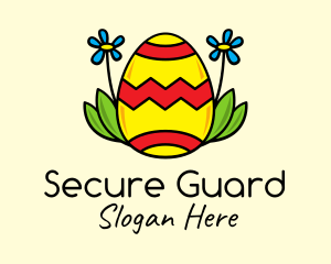 Sunflower Easter Egg Logo