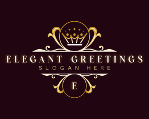 Luxury Royal Crown logo design