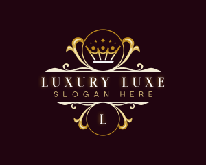 Luxury Royal Crown logo design