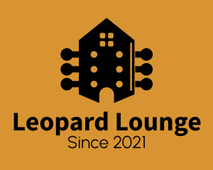 Acoustic Guitar House logo design