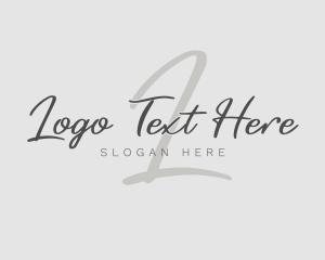 Signature - Fashion Stylist Tailoring logo design