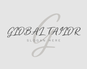 Fashion Stylist Tailoring  logo design