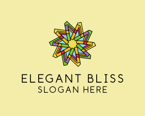 Bloom - Colorful Flower Pattern logo design