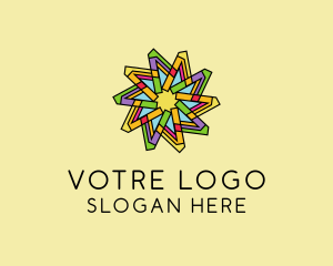 Multicolor - Colorful Flower Pattern logo design