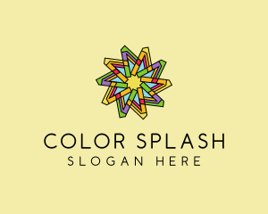 Creative Colorful Radial logo design