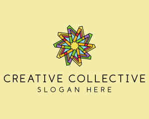 Creative Colorful Radial logo design