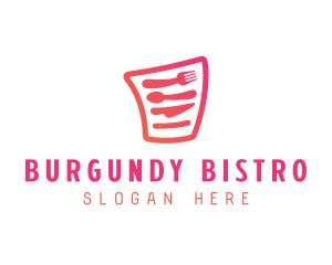 Cutlery Menu Restaurant logo design