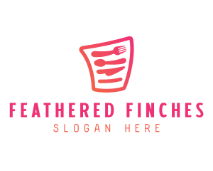 Cutlery Menu Restaurant logo design